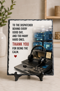 Thank You for Being Calm — 5.9 x 7.9 Inch Slate with Display Holder