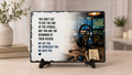 You Are the Beginning of Their Rescue — 5.9 x 7.9 Inch Slate with Display Holder