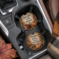 Hot Cider. Cold Attitude. & Pumpkin Season. Proceed Accordingly. — Car Coaster Set of 2