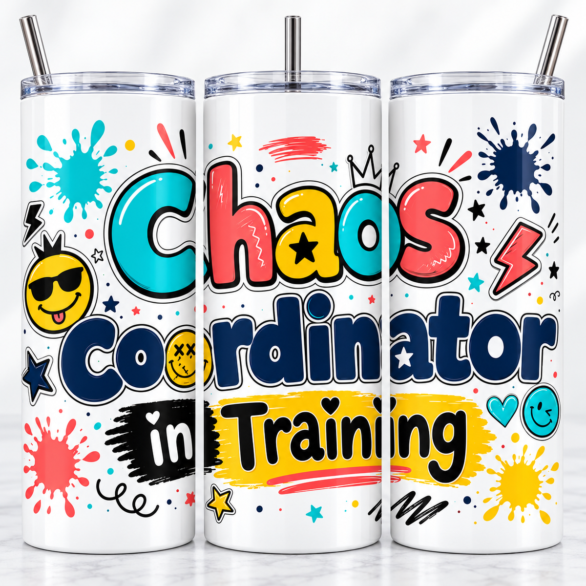 Chaos Coordinator in Training 15oz Kids Tumbler