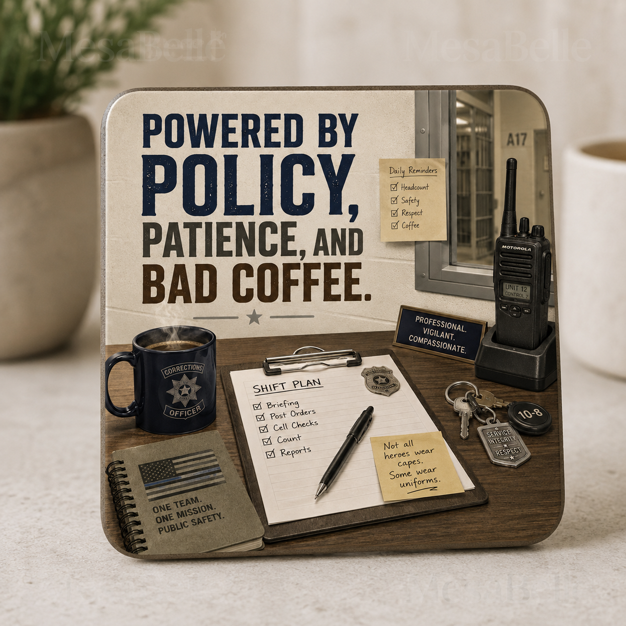 Powered by Policy, Patience, and Bad Coffee — Coaster