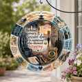 Behind Every Secure Door Is Someone Who Showed Up Anyway. — 8" Wind Spinner