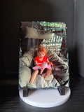 Personalized 5.9 x 7.9 Inch Slate with Display Holder