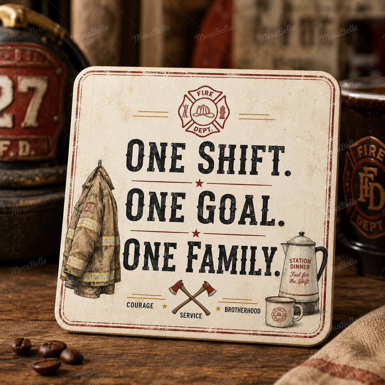 One Shift. One Goal. One Family. — Coaster