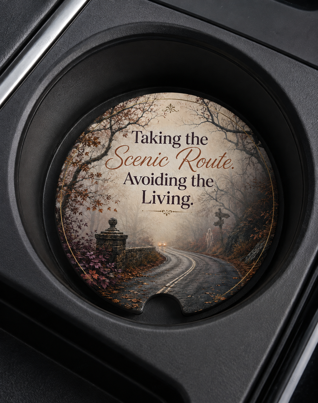 Scenic Route. Selective Company. — Car Coaster (Copy)