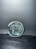 Car Coasters: I'd Rather Be Golfing