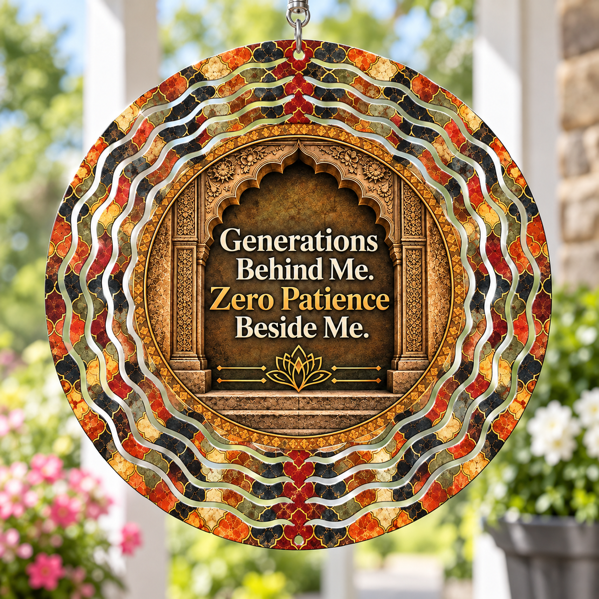 Ancestral Strength, Modern-Day Patience — 8-Inch Wind Spinner
