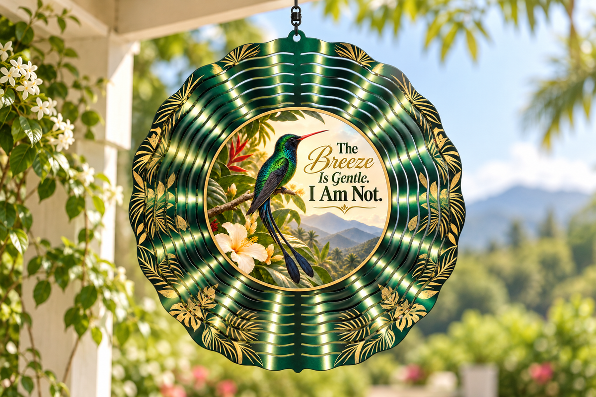 Island Breeze, Zero Softness — 8-Inch Wind Spinner