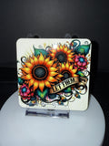 "Let Them" MDF Coaster with Cork Back