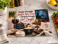 Some People Watch Rom-Coms. I Watch People Get Caught. — 11" x 7.87" Glass Cutting Board