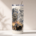 Serve. Protect. Hydrate. — 20oz Skinny Tumbler