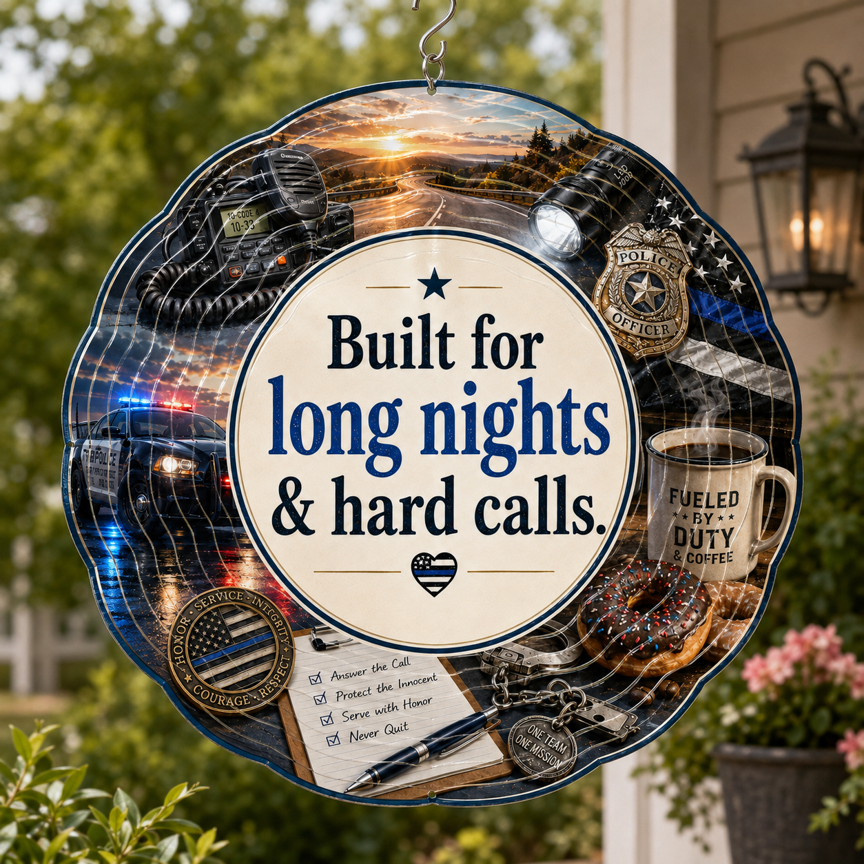 Built for Long Nights & Hard Calls. — 8" Wind Spinner
