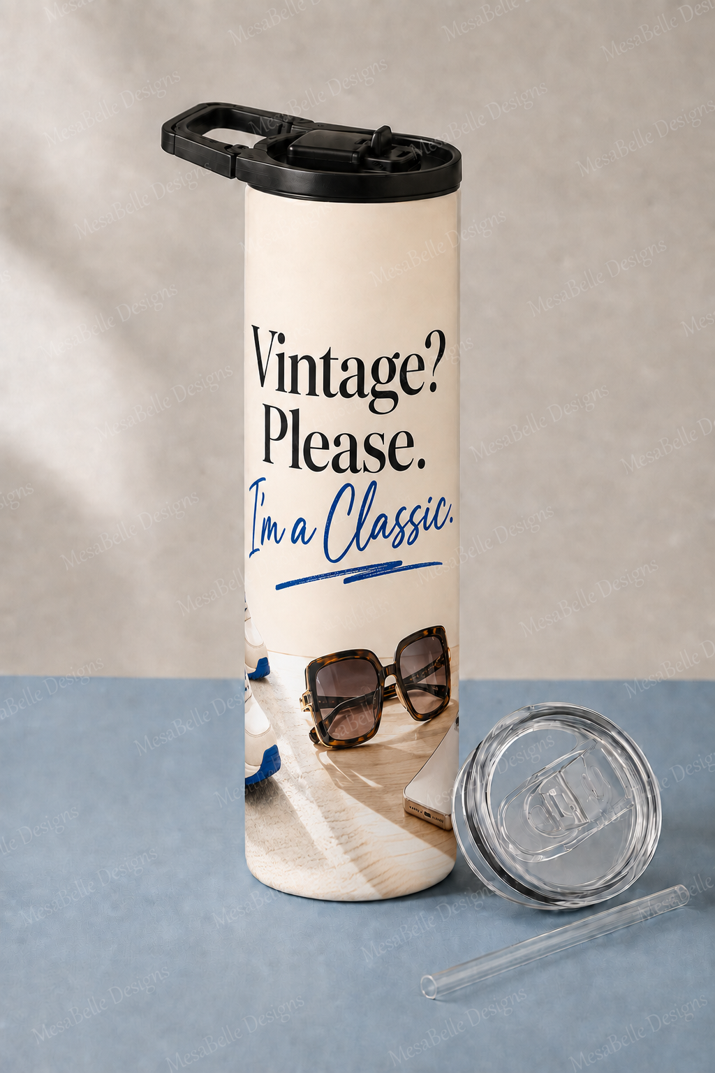 Vintage? Please. I'm a Classic. — 20oz Skinny Tumbler