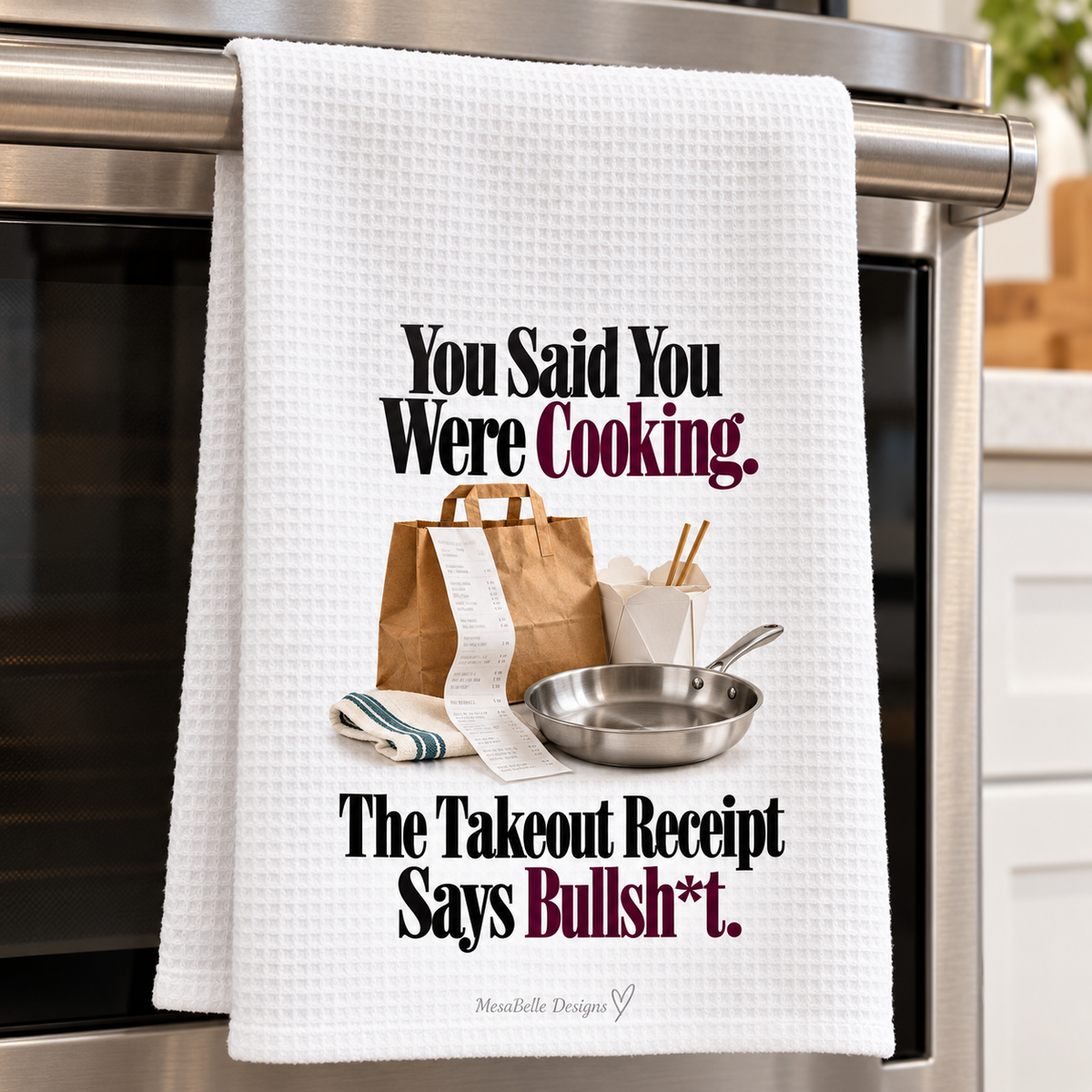 Winter Baking Forecast — 16x24 Waffle Weave Microfiber Kitchen Towel