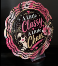 A Little Classy, A Little Chaos - 8" Double Sided Wind Spinner