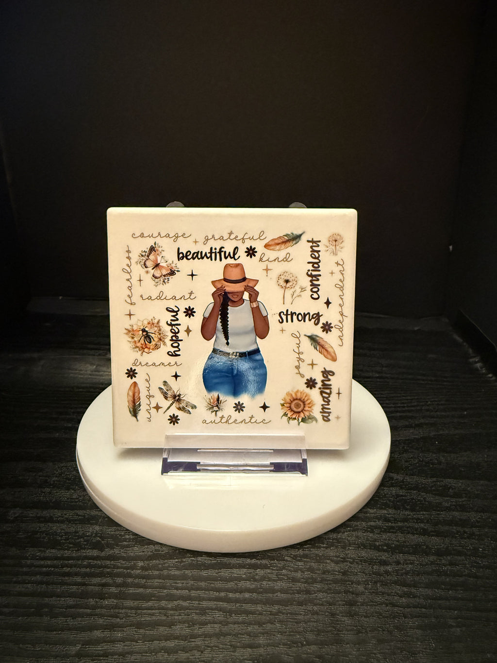 She Is — Inspirational Woman  - Coaster