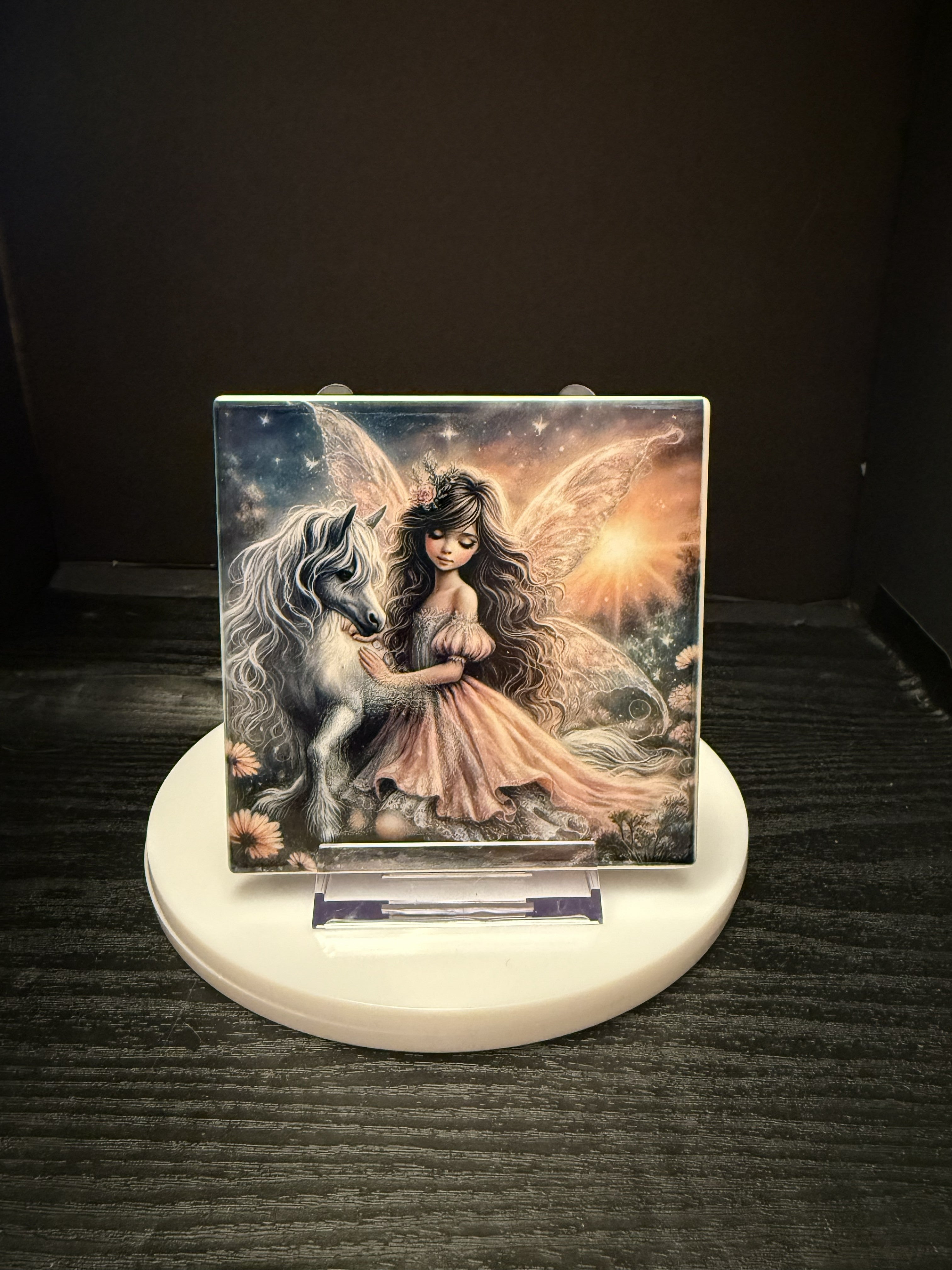 Garden Magic Fairy & Horse  - Coaster