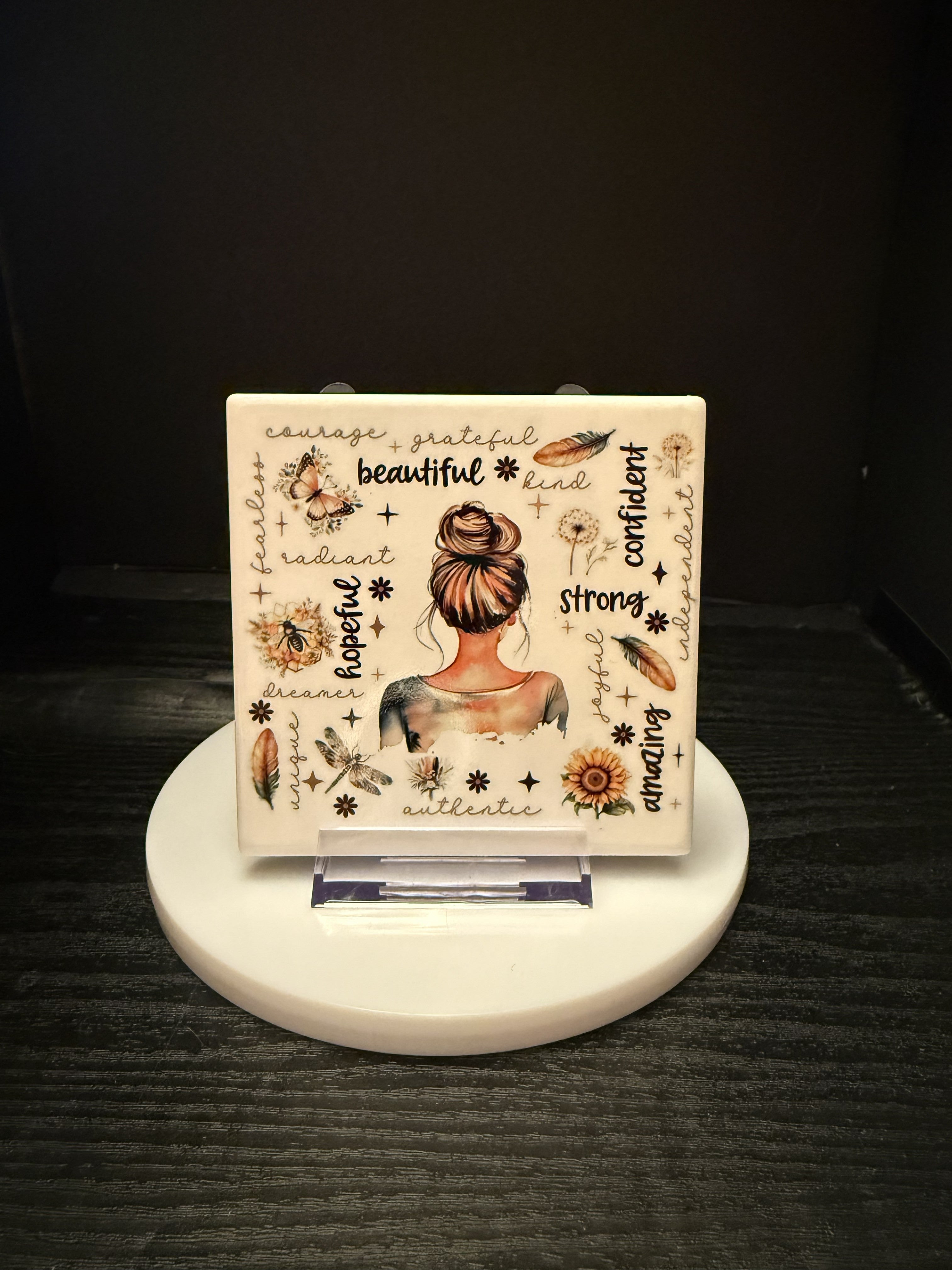 She Is — Inspirational Woman  - Coaster