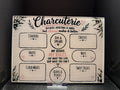 Charcuterie Because Adulting Is Hard But Cheese Makes It Better - 11"x7.87" Glass Cutting Board
