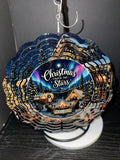 8" Double Sided Wind Spinner - Christmas Under the Stars