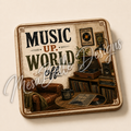 Music Up. World Off. — Coaster
