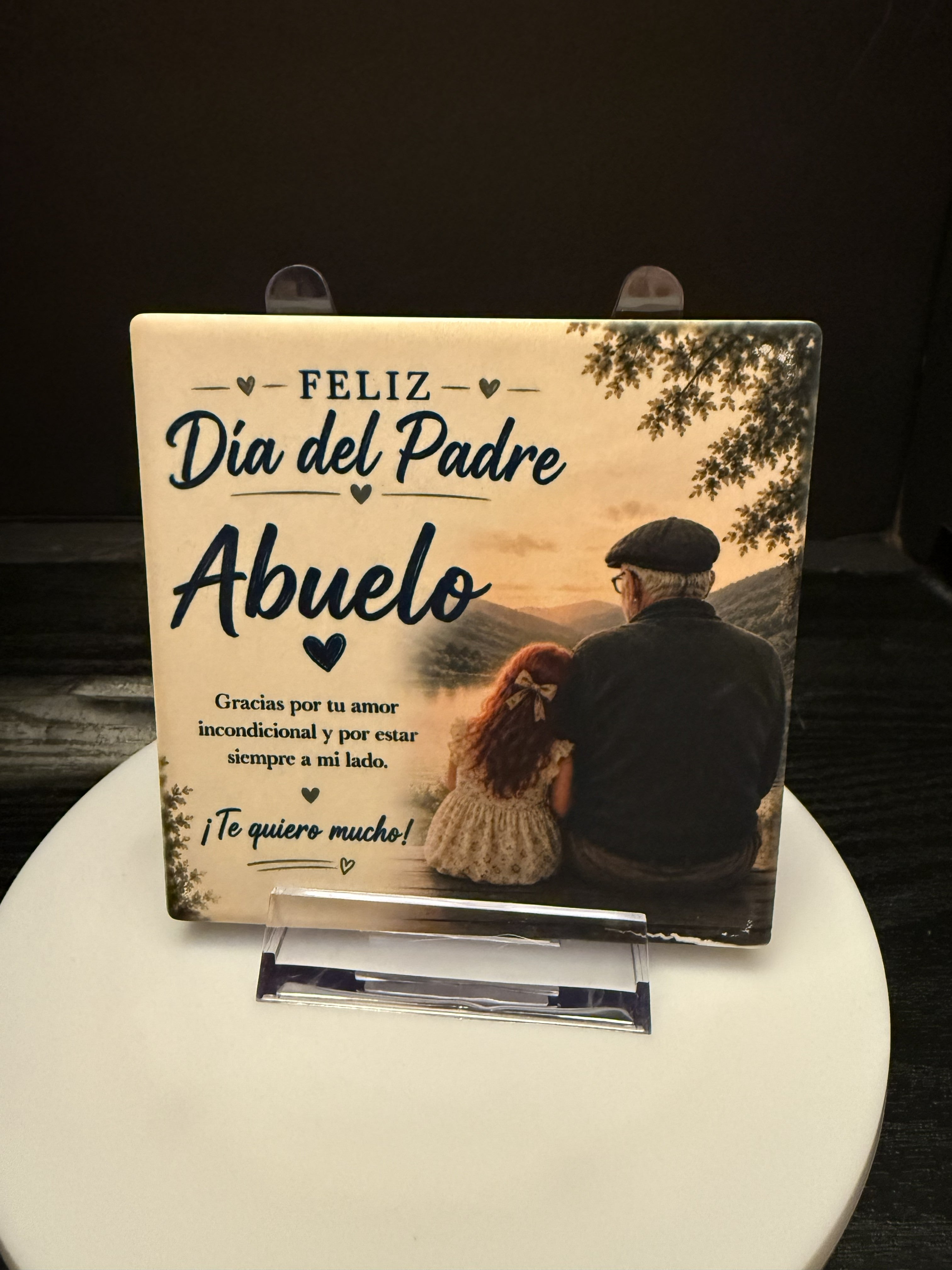 "Abuelo" Coaster with Cork Back