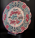 From Jersey With Love & a Little Side-Eye - 8" Double Sided Wind Spinner (Copy)