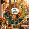 Gather, grin & judge quietly — 8" Double Sided Wind Spinner