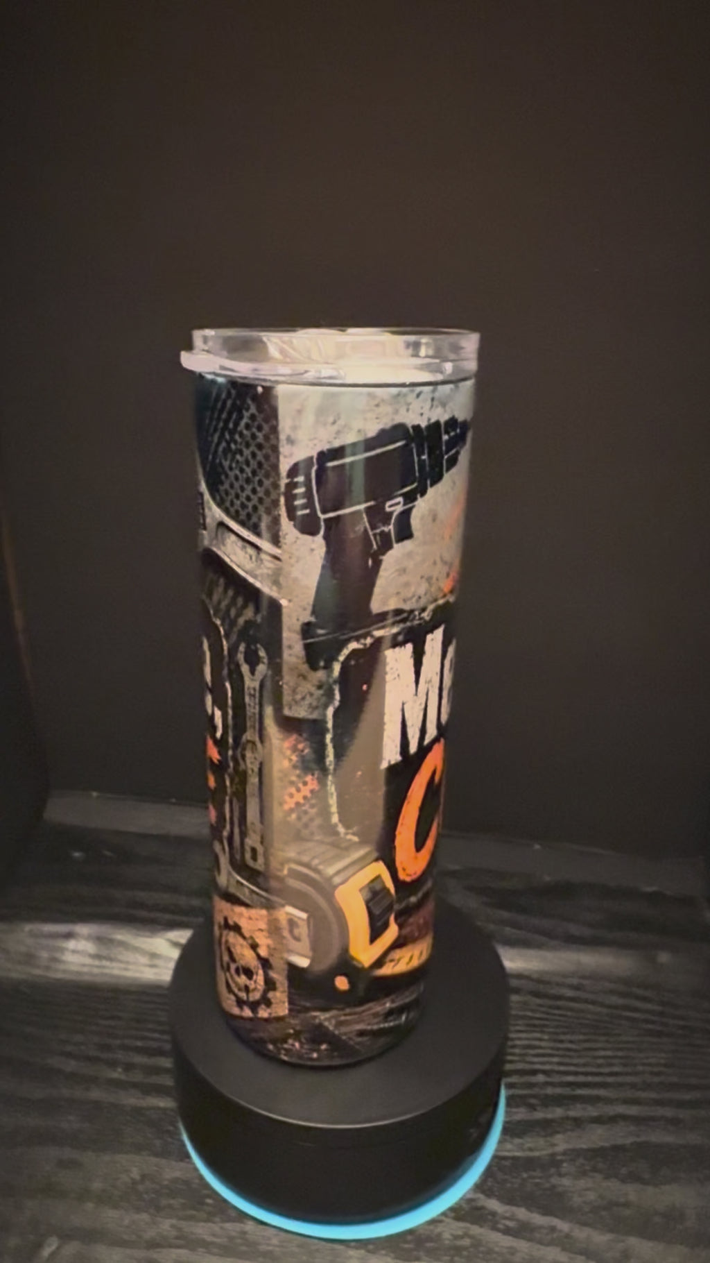 Measure Once, Cuss Twice 20oz Skinny Tumbler