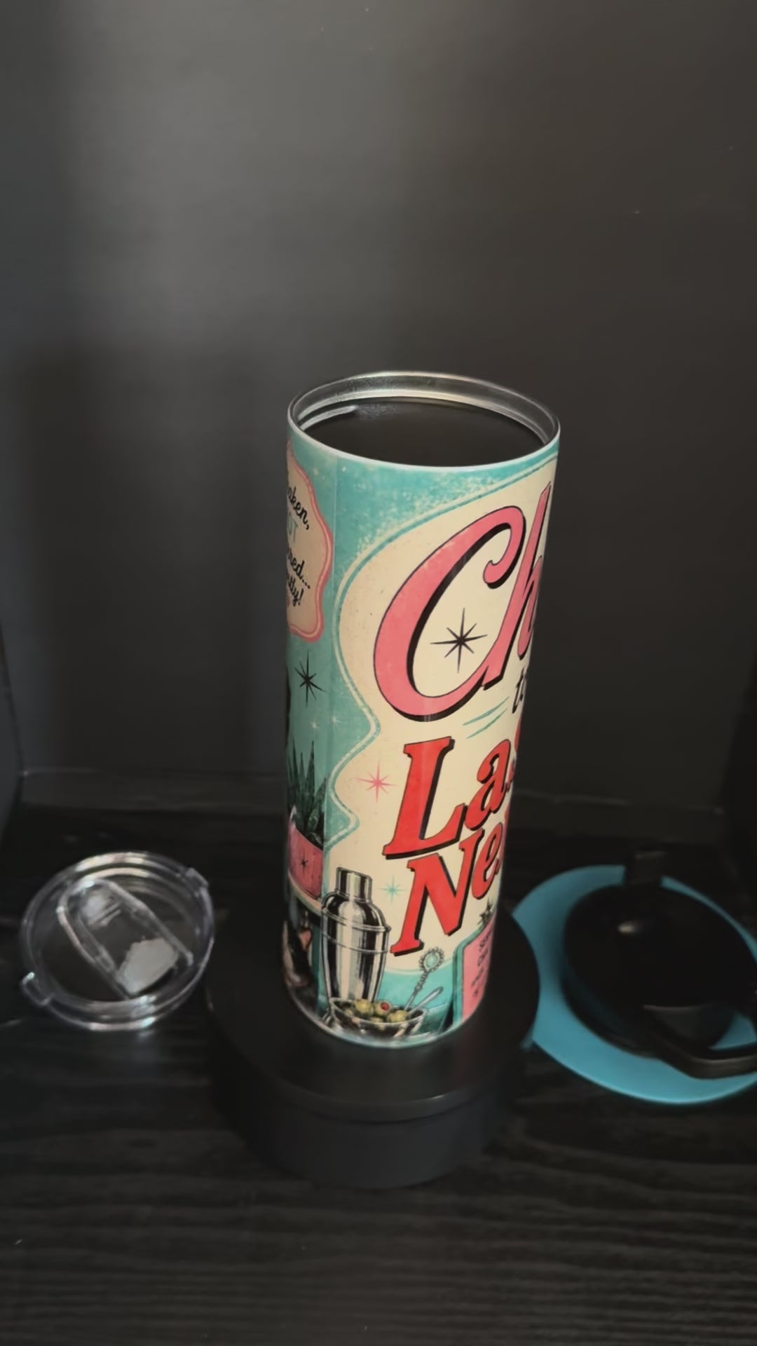 Cheers to My Last Nerve - 20oz Skinny Tumbler