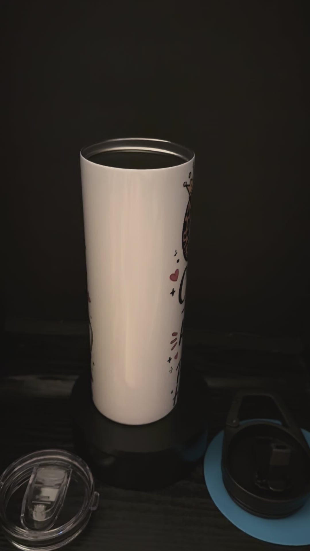 CNA - Caring With Attitude Because Patience Has Limits - 20oz Skinny Tumbler