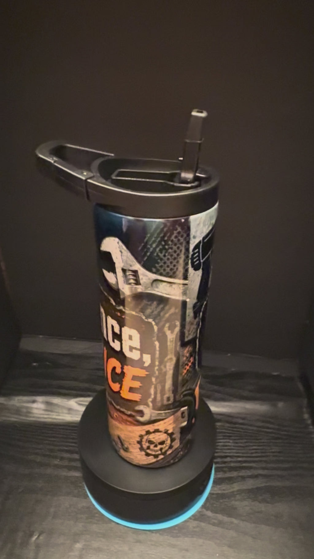 Measure Once, Cuss Twice 20oz Skinny Tumbler