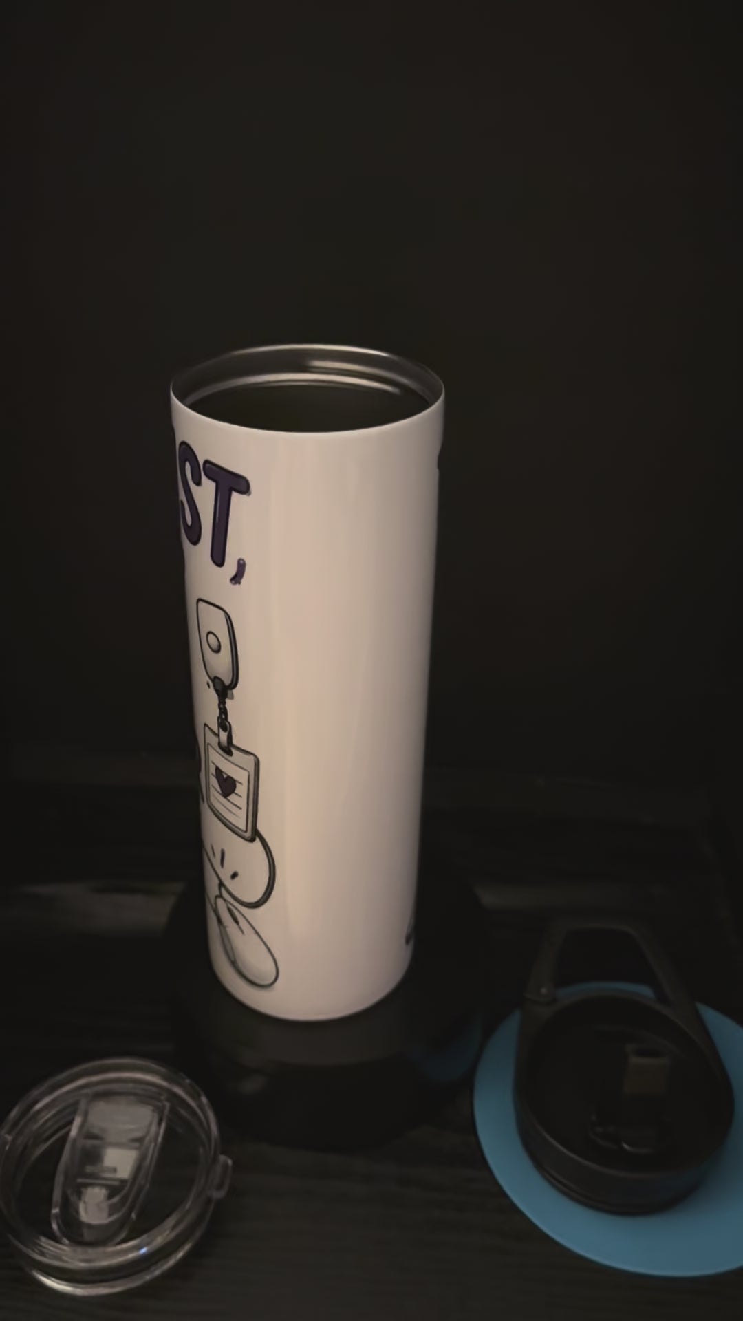 Receptionist - I'm Not Bossy, I'm the Gatekeeper of the Chaos - 20oz Skinny Tumbler