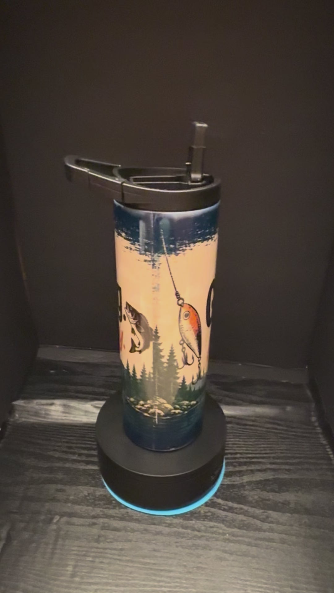 Gone Fishing. Mentally, Anyway 20oz Skinny Tumbler
