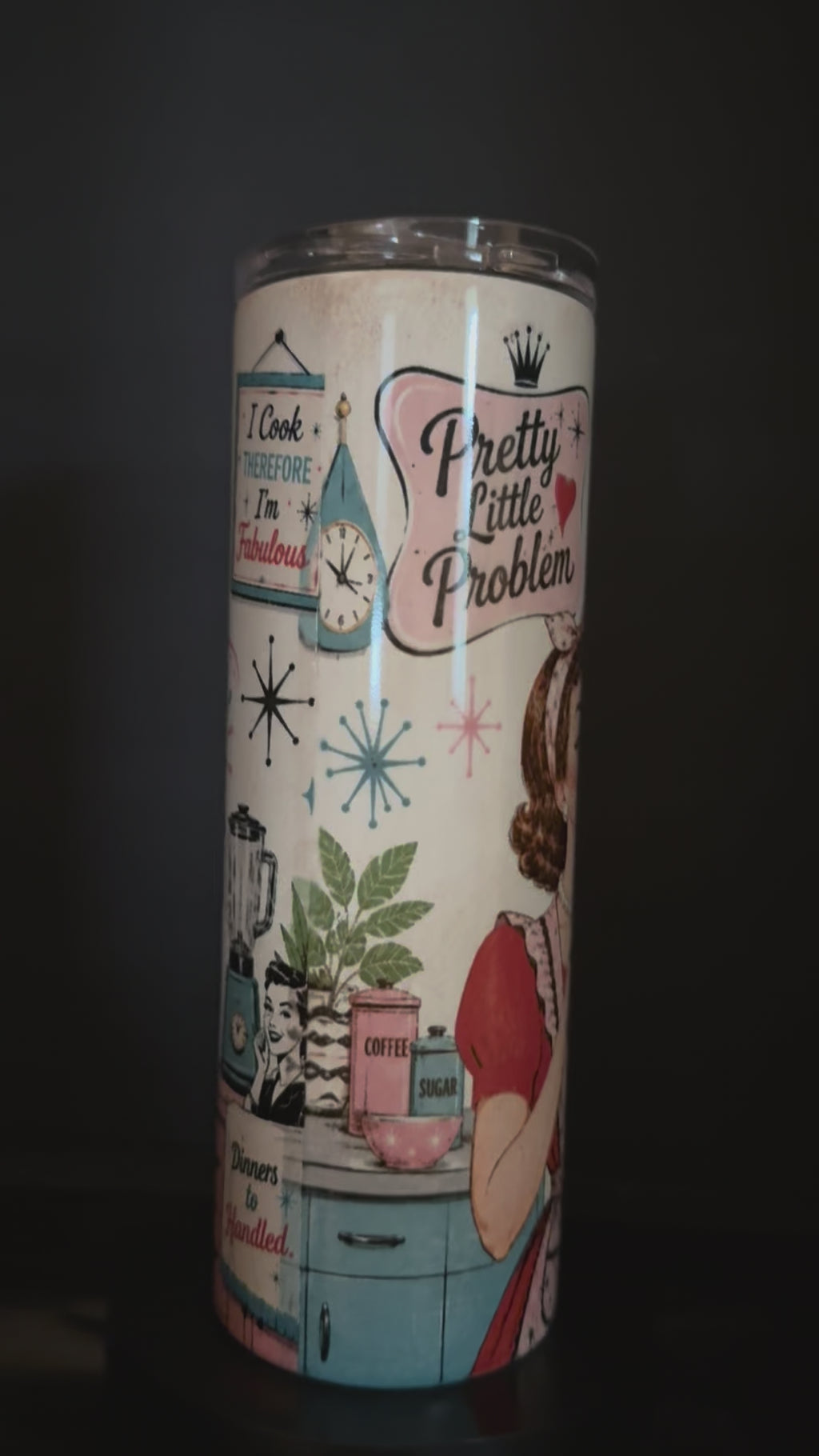 Serving Looks & Leftovers 20oz Skinny Tumbler