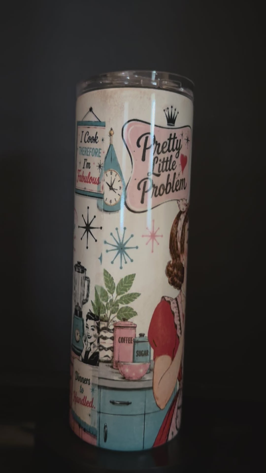 Serving Looks & Leftovers 20oz Skinny Tumbler