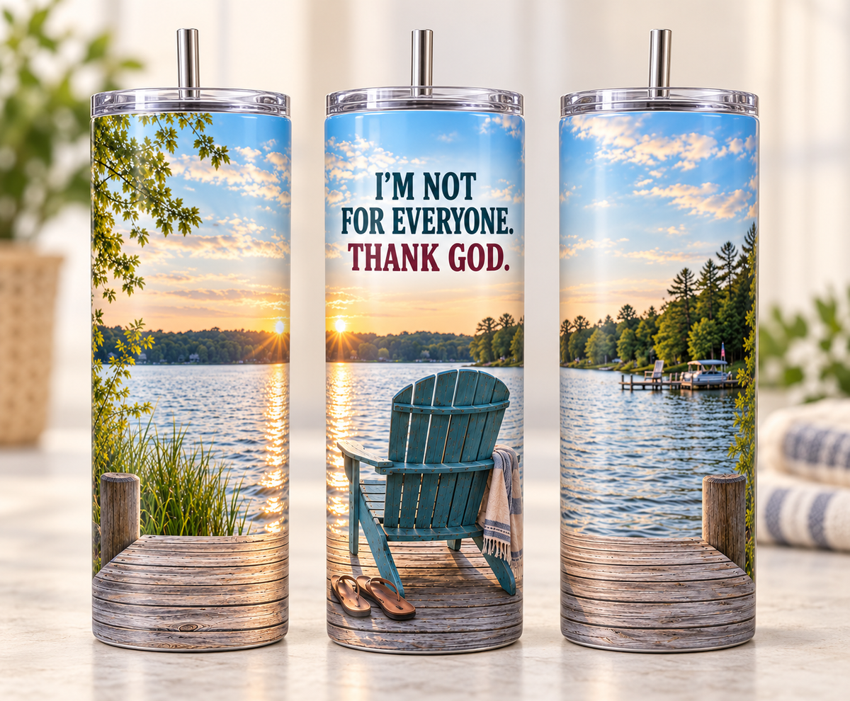 Limited Appeal, Maximum Relief — 20oz Skinny Tumbler