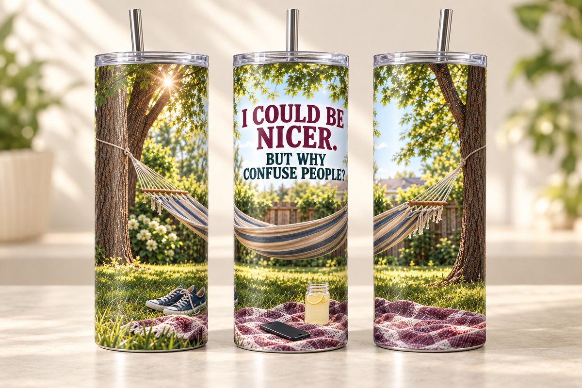Nicer Was an Option, Consistency Won — 20oz Skinny Tumbler