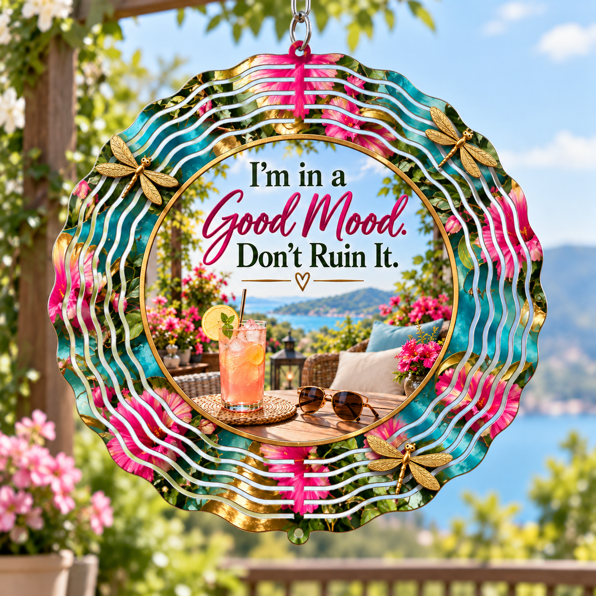 Good Mood, Limited Warranty — 8-Inch Wind Spinner