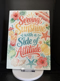 Serving Sunshine with a Side of Attitude - 11"x7.87" Glass Cutting Board