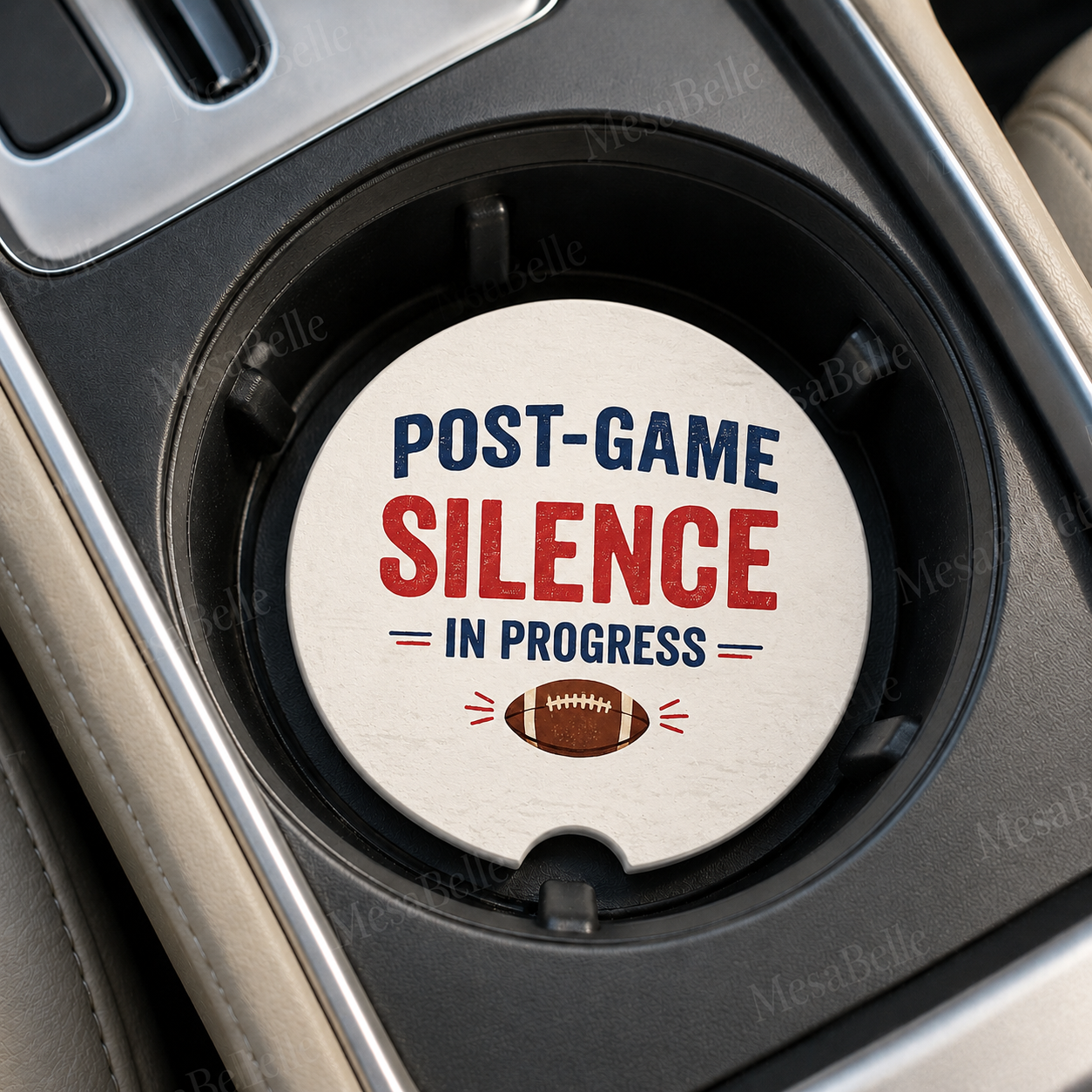 Post-Game Silence in Progress — Car Coaster