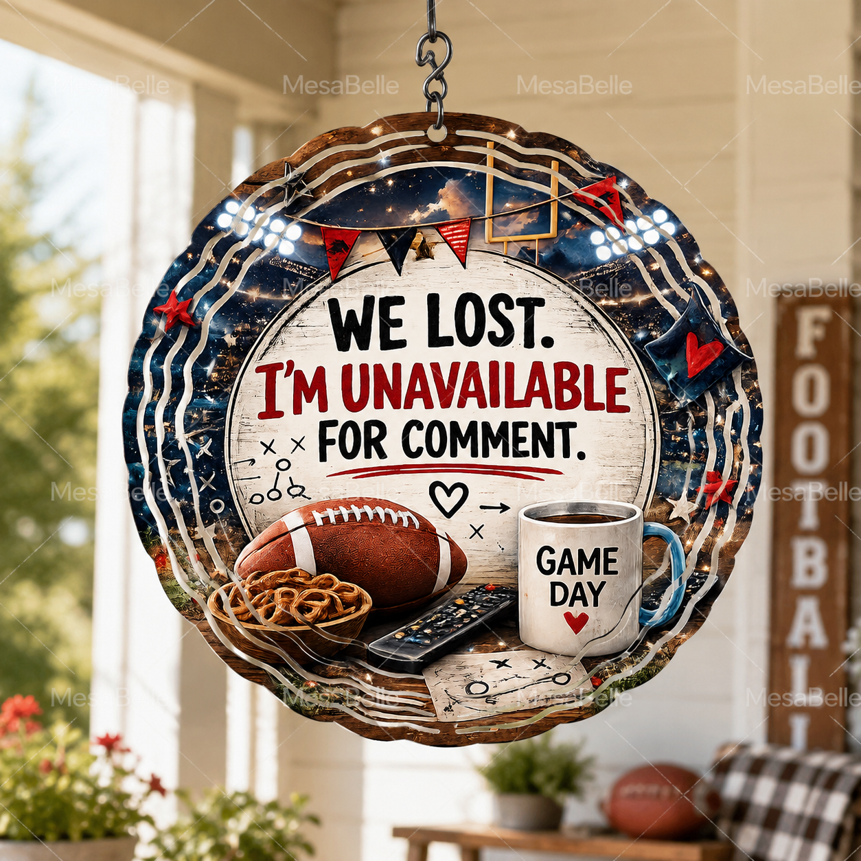 We Lost. I’m Unavailable for Comment. — 8" Wind Spinner