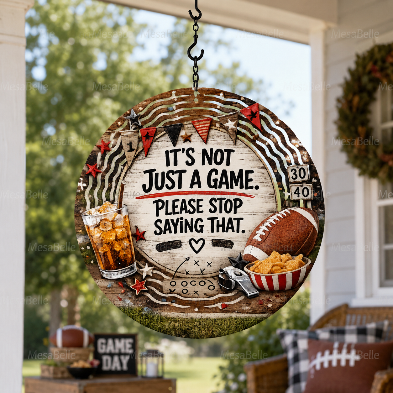It’s Not Just a Game. Please Stop Saying That. — 8" Wind Spinner